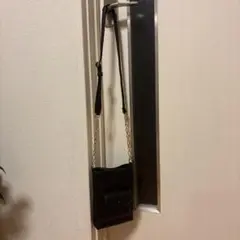 レザー ショルダーバッグ 黒