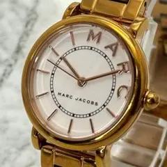 MARC JACOBS　新品電池　極美品　稼働品　ゴールド　レディース　ロゴのサムネイル
