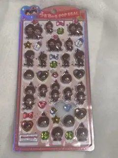 うるちゅるポップシール モンチッチ赤