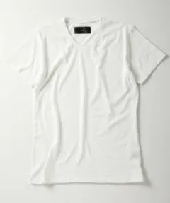 新品 wjk Vネック カットソー Tシャツ 白 ホワイト M