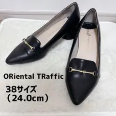 【WA ORientalTRaffic】ポインテッドトゥパンプス　サイズ38