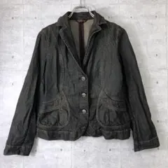 00’s ウエスタン ボーホー 古着 ネイティブボタン デニムジャケットのサムネイル