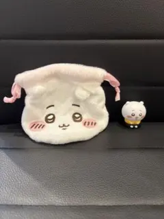 ちいかわ 巾着ポーチ ココスコラボミニフィギュア セット