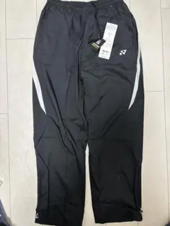 【新品・タグ付】ヨネックス ウォームアップパンツ 裏地メッシュ Lサイズ 黒