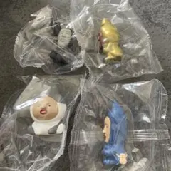 こびとづかん　ソフビフィギュア2 カプセルトイ フィギュア 4体セット
