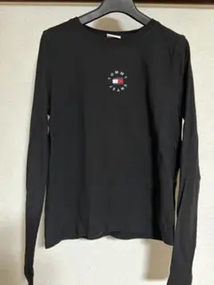 TOMMY JEANS ブラック 長袖Tシャツ S