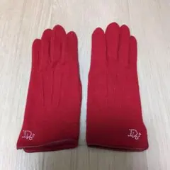 Christian Dior ラインストーン 手袋 レッドのサムネイル