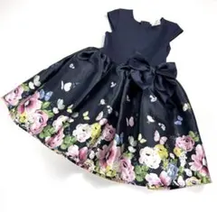 h&m 花柄　ドレス　98cm