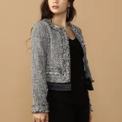 ロイヤルパーティー ROYAL PARTY ツイードデニムドッキングジャケット