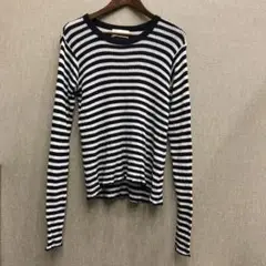ほぼ未使用 CAROUSE LAMBRA ニット セーター サイズ2 ボーダー