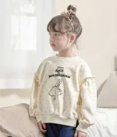 64 リセマイン トレーナー スウェット アイボリー　 アリス ディズニー