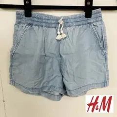 H&Mキッズ★ ライトブルー ハーフパンツ　EUR146-152