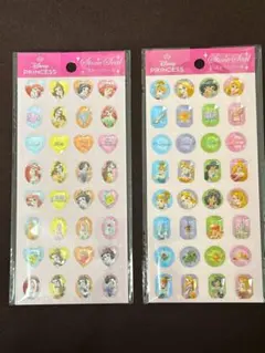 Disney プリンセス ストーンシール 2セット