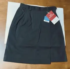 未使用 KARSEE 巻きスカート風キュロット 9号 黒 事務服