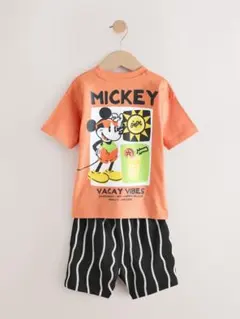 【新品未開封】ネクスト Next ミッキーマウス Tシャツ/パンツ 6-9ヶ月