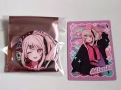 プロセカ メロパレ コラボカフェ 暁山瑞希 トレカ 缶バッジ