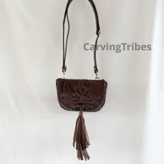 【美品】CarvingTribesレザーウエストポーチ/ショルダー2WAYバッグのサムネイル