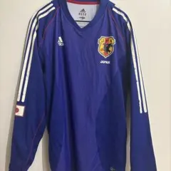 サッカー日本代表 長袖 ユニフォーム 2002年 日韓M ブルー y2k - メルカリ