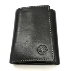♡Timberland 三つ折り財布 レザー ブラックのサムネイル