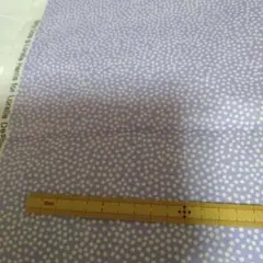#3076　ロラライハリス　Bitty Dots　薄紫色　生地 幅✕約49cm