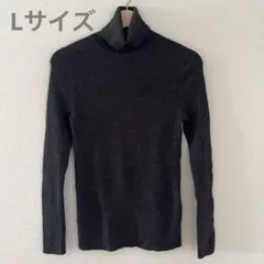 UNIQLO エクストラファインメリノ タートルネックセーター　Lサイズ