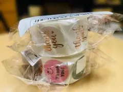 Thank you シール ロールステッカー 500枚 2個セット