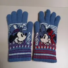 ミッキー ミニー 手袋 ジュニアサイズ