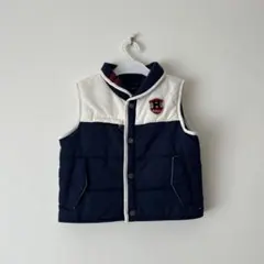 Tommy Hilfiger ダウンベスト 4T ネイビー/ホワイト