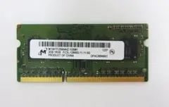 ノートPCメモリ Micron マイクロン PC3L-12800S 2GB 中古のサムネイル