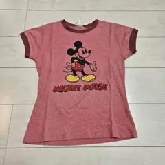 90s USA製 ミッキーマウス リンガーTシャツ