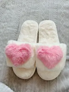 もこもこ スリッパ レディース 滑り止め ファー 人気 23-24センチ