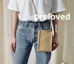 preloved ミニショルダー　レザー