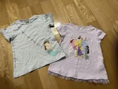 petit main & UNIQLO ディズニー Tシャツ 2枚セット 120