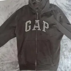 GAP ダークブラウン フルジッパーパーカーのサムネイル