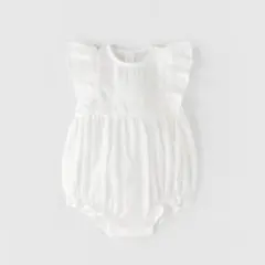 ZARA BABY エンブロイダリーロンパース