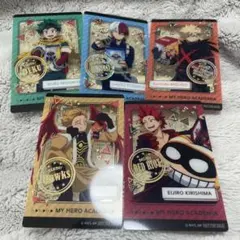 僕のヒーローアカデミア　ナムコ　クリアイラストシート　レア全種
