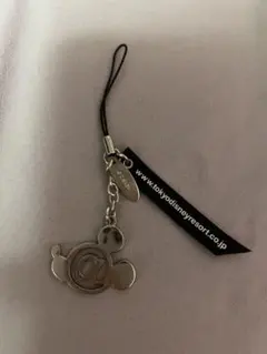 ミッキー　ストラップ　@ シルバー