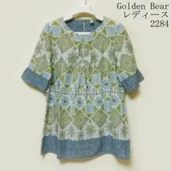 Golden Bear 五分袖 トップス 総柄Ｍサイズのサムネイル