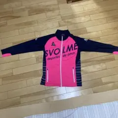 SVOLME フルジップジャケット ピンク/ネイビー　150