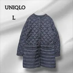 ユニクロ　ウルトラライトダウンジャケットコンパクト　レア　ネイビー　L