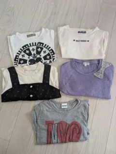 女の子 長袖トップス まとめ売り 120