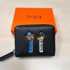 PEZキャラクター刺繍レザー財布 earと percheコラボ - メルカリ