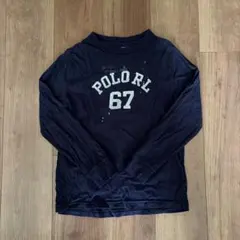 [POLO RALPH LAUREN 130cm] ネイビー長袖Tシャツ