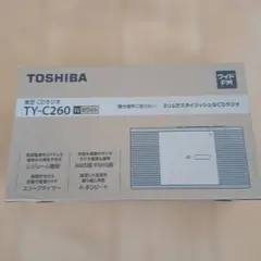 TOSHIBA CDラジオ TY-C260 ホワイト 本体