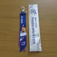 中日ドラゴンズ　 祖父江大輔 ボンフィンキーホルダー 2025