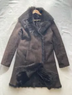 JOSEPH　ジョセフ　レザーノーカラージャケット　羊革　ブラック　黒　38 JOSEPH ジョセフ レザーノーカラージャケット 羊革 ブラック 黒 38