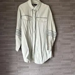 ZARA ライトグリーン 長袖シャツ