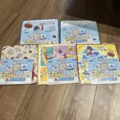 おさるのジョージ　1番くじ　CG AIRLINE g賞 ハンドタオル 5枚