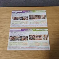 阪急阪神第一ホテルグループ　特別割引券 2026年5月31日まで　2枚セット