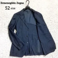 希少✨美品 エルメネジルドゼニア 三者混アンコンジャケット ヘリンボーン織 XLのサムネイル